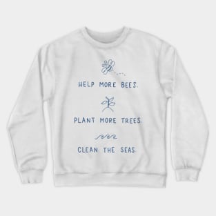 Save the Bees Crewneck Sweatshirt